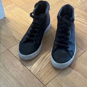 adidas Black High-Top Sneakers
